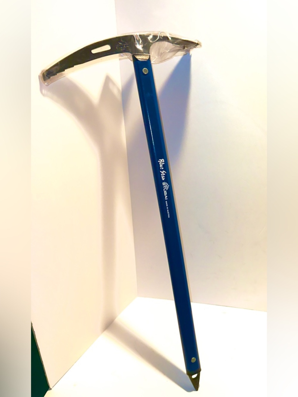 Edward H. Hilliard Signed Blue Star STUBAI Climbing Axe Vintage